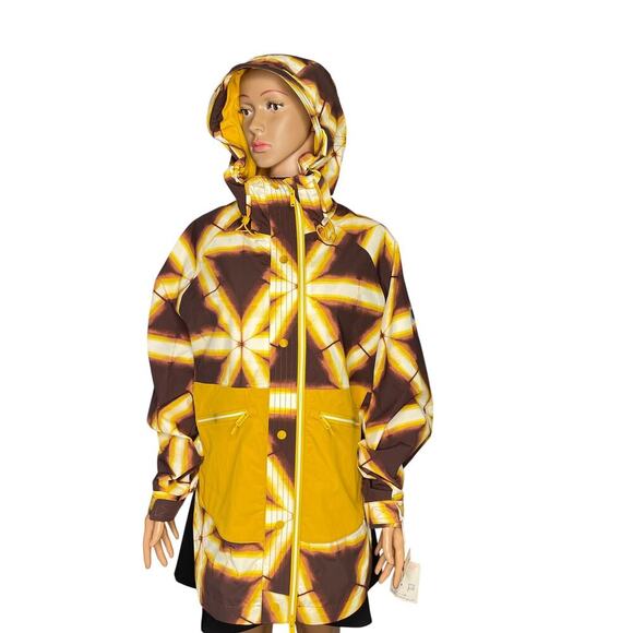 Free People Movement Singin’ In The Rain Printed Packable Jacket size S NWT - Picture 4 of 15